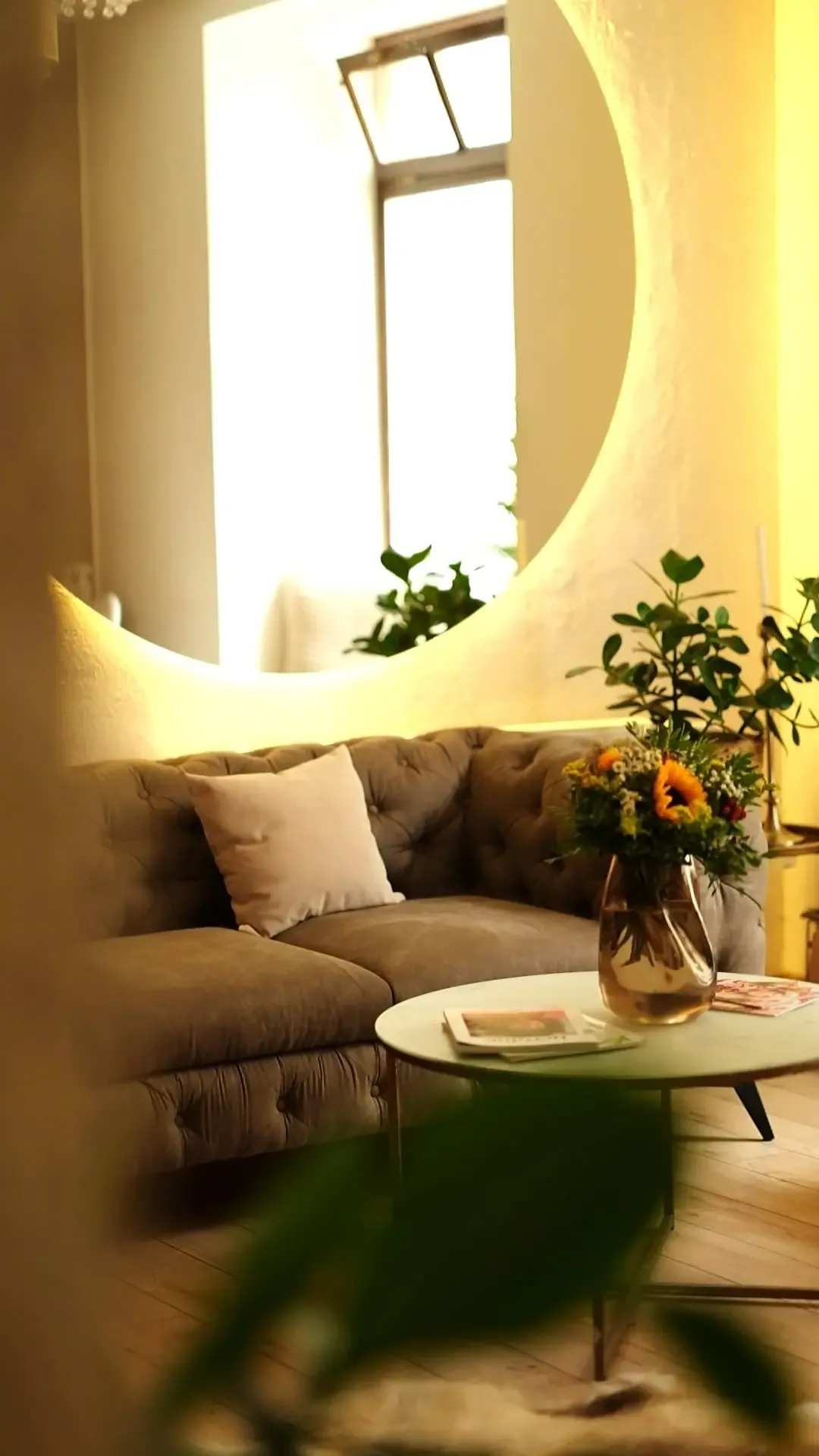 Relaxační zóna salonu Good Karma